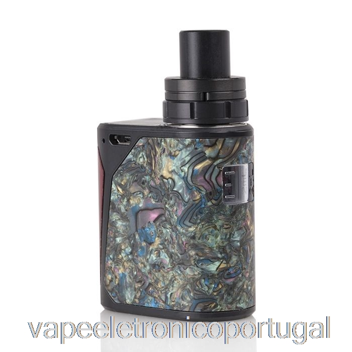 Vape Eletrônico Smok Priv One 60w Kit Tudo-em-um - 920mah Corpo Preto / Madrepérola Verde